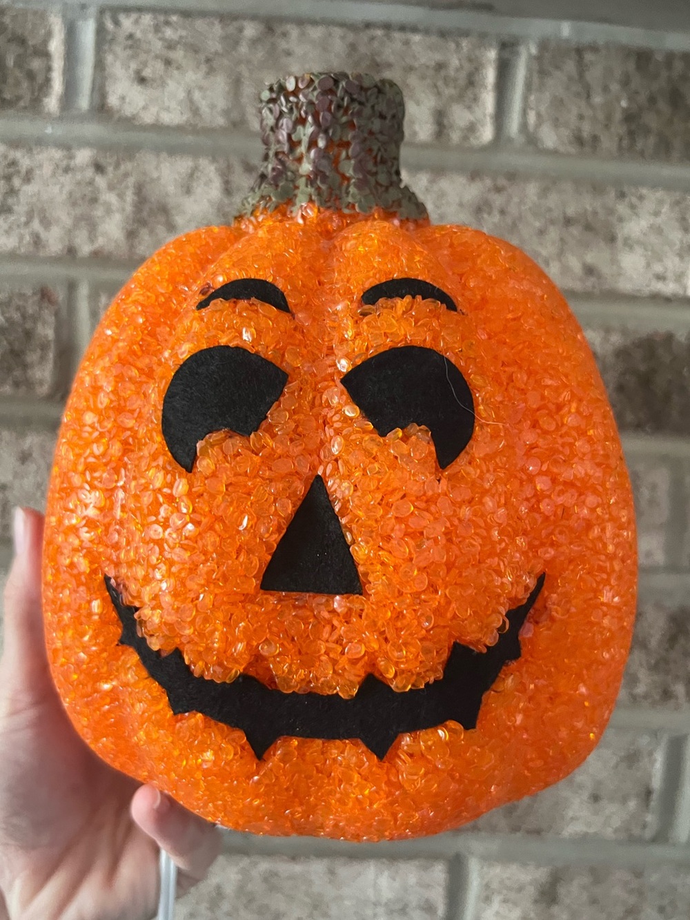 Seasons Popcorn Pumpkin Vintage Jack-O'-Lantern